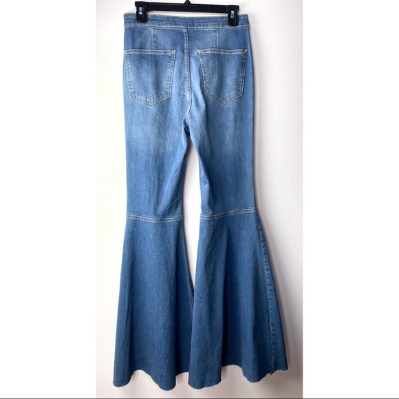 COPY - NWT Free People Just Float On Flare Jeans — Jericho Blue - Picture 3 of 8